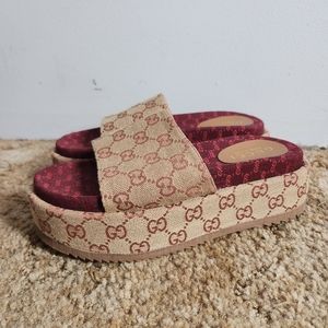 GG Platform Sandals